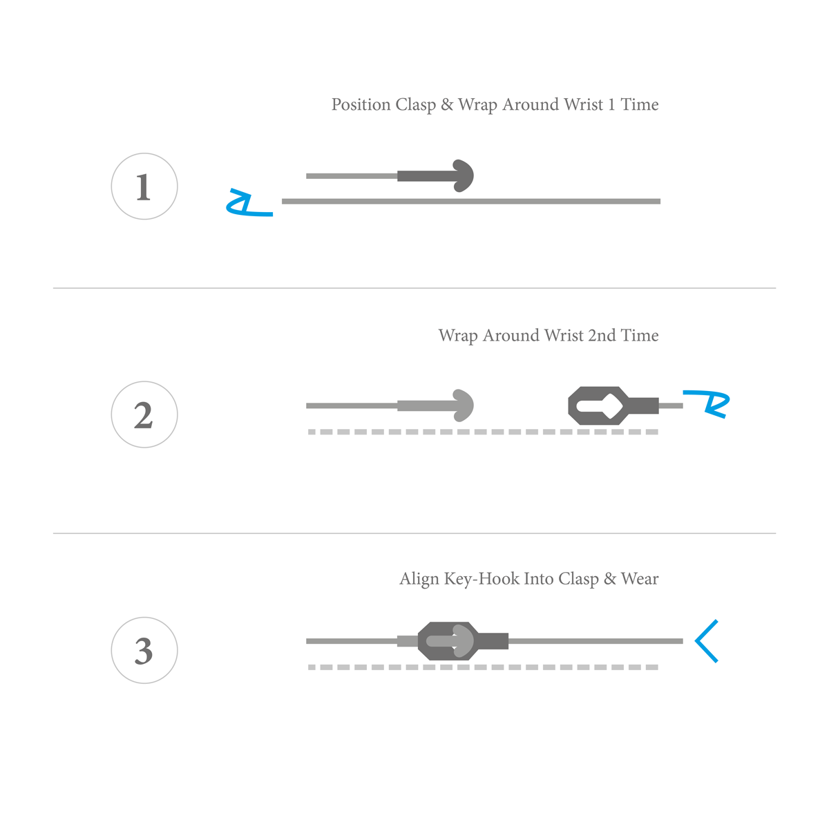 Shadow Grey Tenby Silver and Round Leather Bracelet